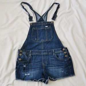 Aéropostale x Bethany Mota jean short overalls